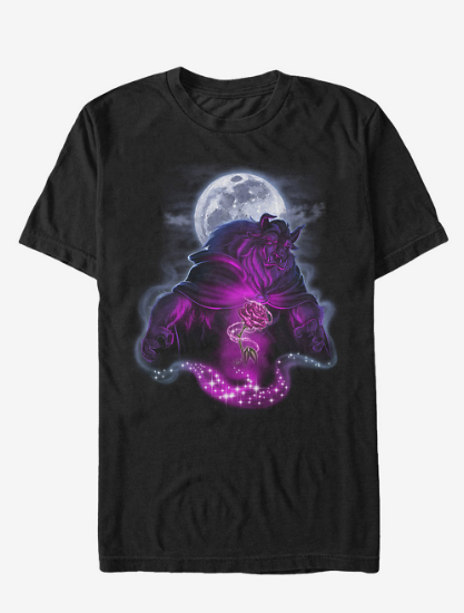 beauty and the beast rose shirt